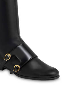 Overknee-Stiefel Kaleido aus weichem PU und Kalbsleder Photo 4