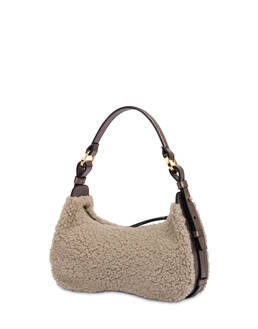 Borsa a spalla Identity small in montone e vitello Photo 2
