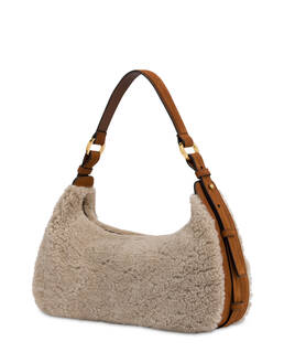 Borsa a spalla Identity in montone e vitello Photo 2