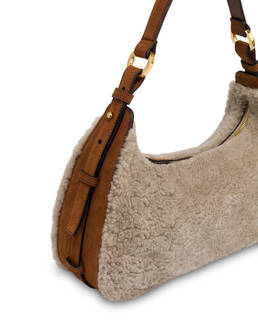 Borsa a spalla Identity in montone e vitello Photo 4