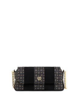 Borsa a spalla Interplay in fabric suede ed Heritage pvc Photo 1