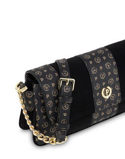 Borsa a spalla Interplay in fabric suede ed Heritage pvc Photo 4