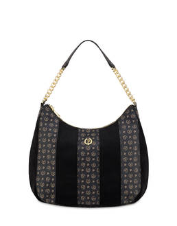Borsa a spalla Interplay in fabric suede ed Heritage pvc Photo 1
