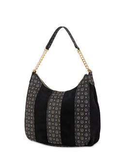 Borsa a spalla Interplay in fabric suede ed Heritage pvc Photo 2