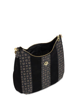 Borsa a spalla Interplay in fabric suede ed Heritage pvc Photo 3