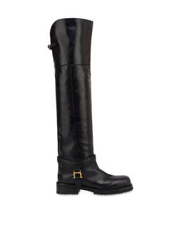 Mia Over-the-Knee Calfskin Boot Photo 1