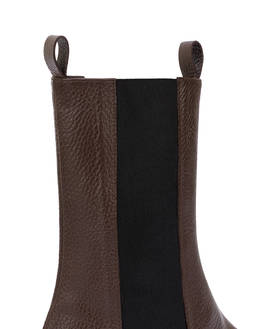 Laura Ankle Boots in Tumbled Calfskin Photo 4