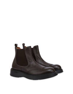 James Ankle Boots in Garnet Calfskin Photo 2