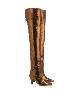 Stivale Muse over the knee in capra stampa vipera Photo 2