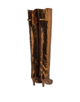Stivale Muse over the knee in capra stampa vipera Photo 3