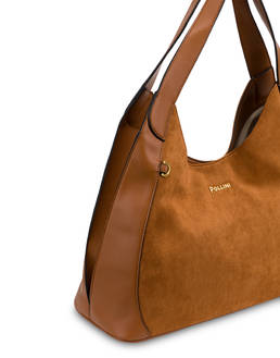 Sabrina Small Hobo Bag in Faux Suede Photo 4