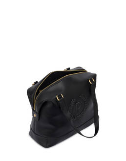 Barrel Bag Crown in Grained Pu Photo 3