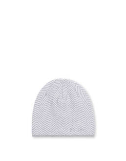 Weiche Mütze aus Wollmischung mit Chevron-Druck Photo 1