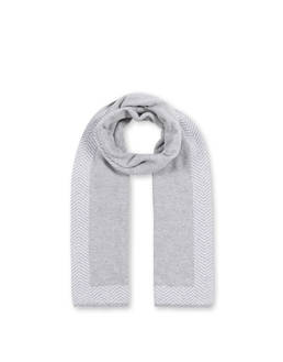 Schal aus Wollmischung mit Chevron-Druck Photo 2