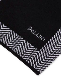 Schal aus Wollmischung mit Chevron-Druck Photo 3